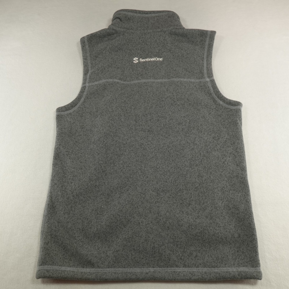 The North Face Vest Adult S/P Gray Sweater Fleece Full Zip Gorpcore Logos‎ NEW - Picture 10 of 12